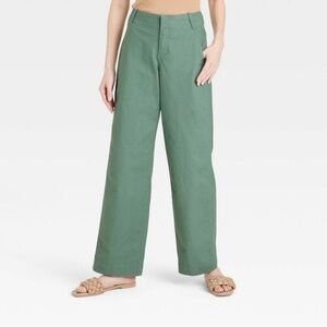 Chino cargo pants trousers sage green